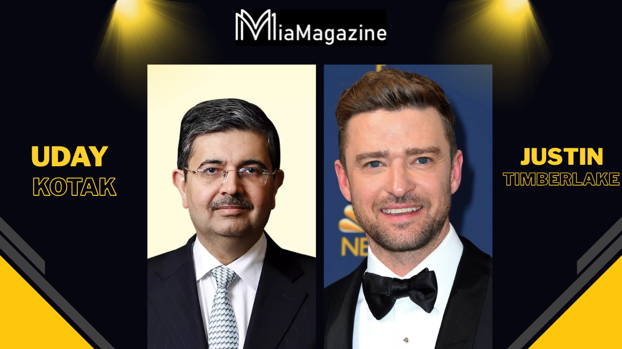 Uday Kotak and Justin Timberlake